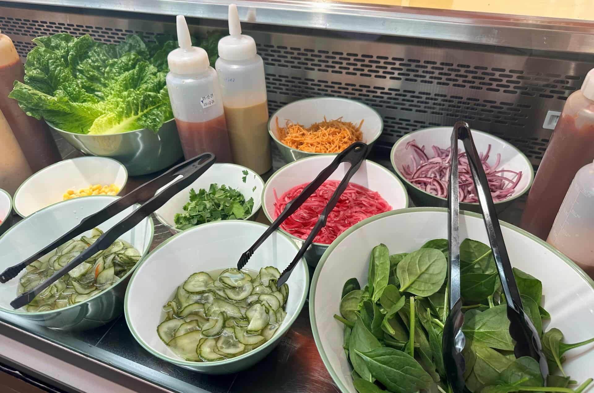 The counter at Sloppy Jo's deli on Jægersborggade