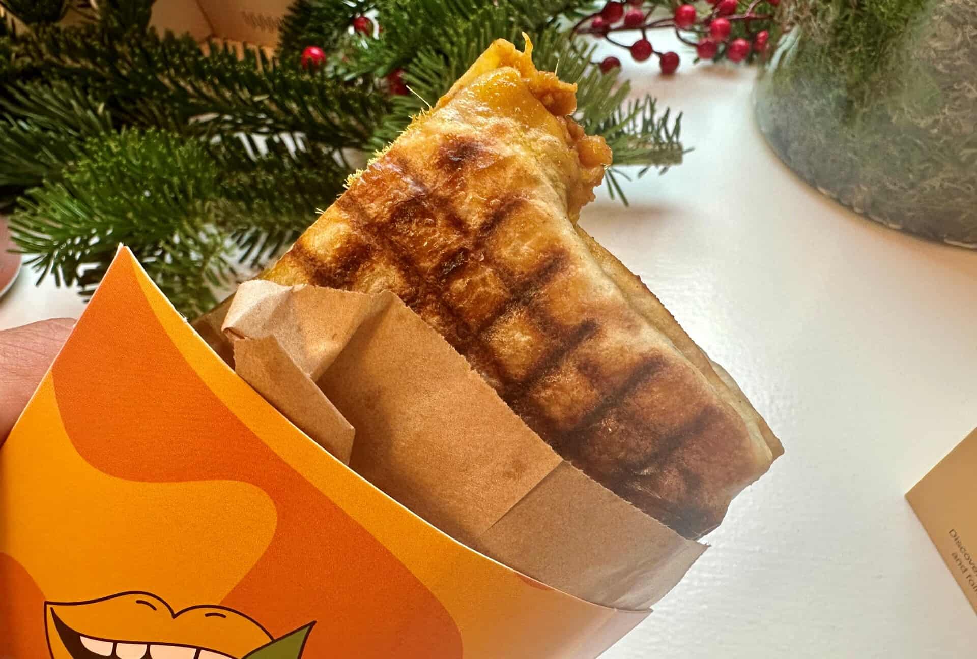 The Thai Flatwrap at Sloppy Jo's deli